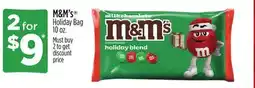 Dollar General M & M' s Holiday Bag offer