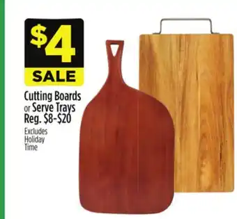 Dollar General Cutting Boards or Serve Trays offer