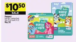 Dollar General Pampers Easy Ups Training Pants offer