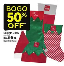 Dollar General Stockings or Hats offer