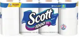 Dollar General Scott Bath Tissue 1000 Sheets offer