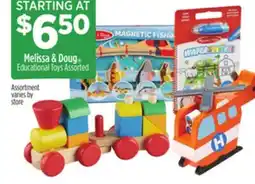 Dollar General Melissa & Doug Educational Toys offer