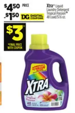 Dollar General Xtra Liquid Laundry Detergent offer