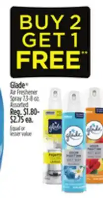 Dollar General Glade Air Freshener Spray offer