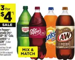 Dollar General Dr Pepper , Canada Dry , 7UP , RC Cola, Sunkist or A & W offer
