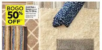 Dollar General Accent Rugs or Runners offer