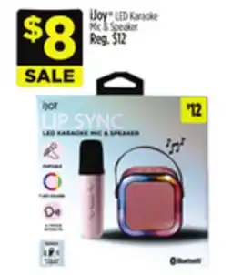 Dollar General iJoy LED Karaoke Mic & Speaker offer