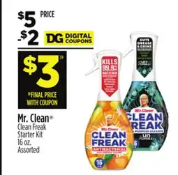 Dollar General Mr. Clean Clean Freak Starter Kit offer