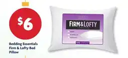 Family Dollar Bedding Essentials Firm & Lofty Bed Pillow offer