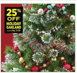 Dollar General HOLIDAY GARLAND offer