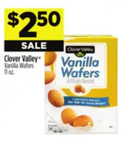Dollar General Clover Valley Vanilla Wafers offer