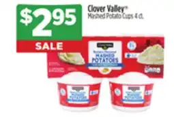 Dollar General Clover Valley Mashed Potato Cups offer