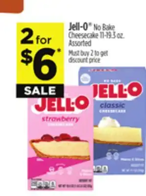 Dollar General Jell-O No Bake Cheesecake offer