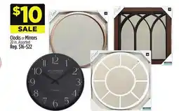 Dollar General Clocks or Mirrors offer