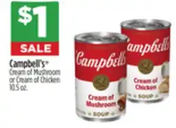 Dollar General Campbell's Cream of Mushroom or Cream of Chicken offer