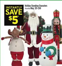 Dollar General Holiday Standing Characters offer