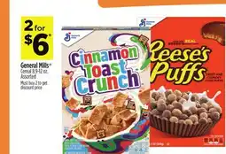 Dollar General General Mills Cereal offer