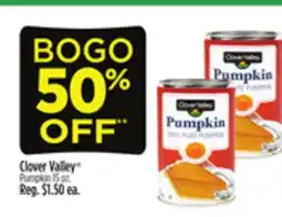 Dollar General Clover Valley Pumpkin offer