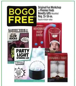 Dollar General Original Fun Workshop or Premier Finds Novelty Gifts offer