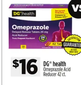 Dollar General DG health Omeprazole Acid Reducer offer