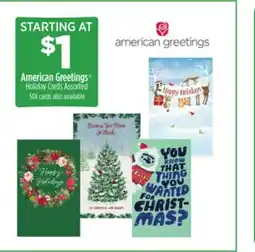 Dollar General American Greetings Holiday Cards offer