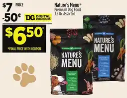 Dollar General Nature's Menu offer