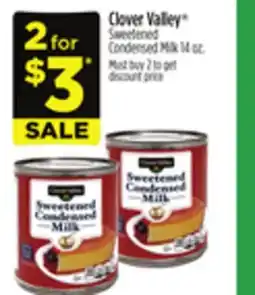 Dollar General Clover Valley Sweetened Condensed Milk offer