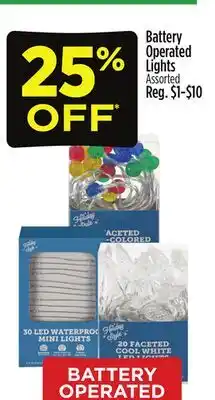 Dollar General Battery Operated Lights offer