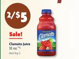 Family Dollar Clamato Juice offer