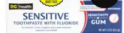 Dollar General DG health Toothpaste Sensitivity & Gum offer