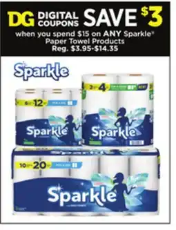 Dollar General Sparkle Paper Towel Products offer