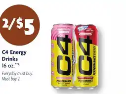 Family Dollar C4 Energy Drinks offer