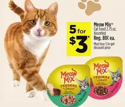 Dollar General Meow Mix Cat Food offer