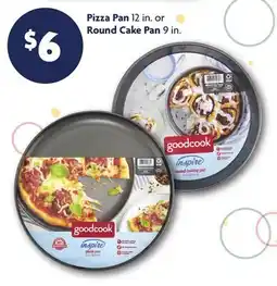 Family Dollar Pizza Pan 12 in. or Round Cake Pan 9 in offer