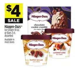Dollar General Häagen-Dazs Ice Cream 14 oz. or Bars 3 ct offer