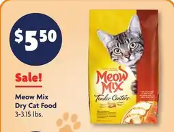 Family Dollar Meow Mix Dry Cat Food offer