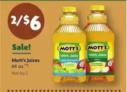 Family Dollar Mott's Juices offer