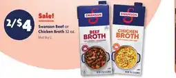 Family Dollar Swanson Beef or Chicken Broth offer