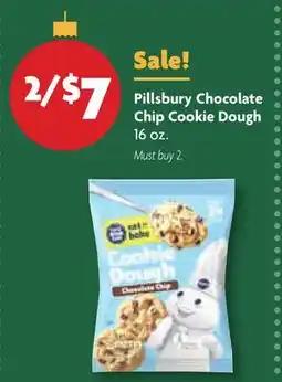 Family Dollar Pillsbury Chocolate Chip Cookie Dough offer