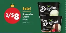 Family Dollar Breyers Ice Cream offer