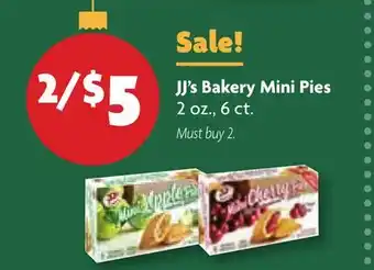 Family Dollar JJ's Bakery Mini Pies offer