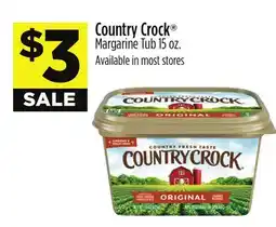 Dollar General Country Crock Margarine Tub offer