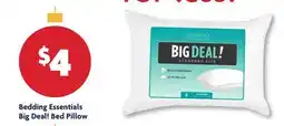Family Dollar Bedding Essentials Big Deal! Bed Pillow offer