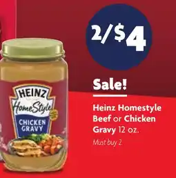 Family Dollar Heinz Homestyle Beef or Chicken Gravy offer