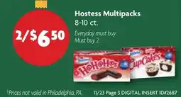 Family Dollar Hostess Multipacks offer