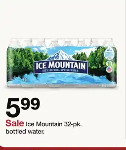 Target Ice Mountain 32-pk. bottled water offer