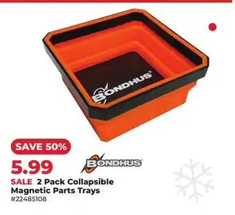 Runnings BONDHUS 2 Pack Collapsible Magnetic Parts Trays offer