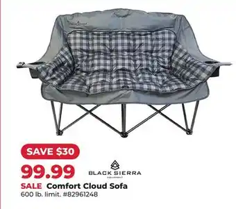 Runnings BLACK SIERRA Comfort Cloud Sofa offer