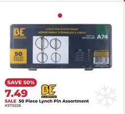 Runnings 50 Piece Lynch Pin Assortment offer