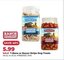 Runnings T-Bone or Bacon Strips Dog Treats offer